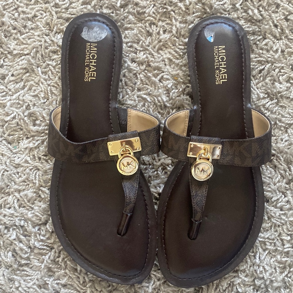 Michael Kord thong sandals